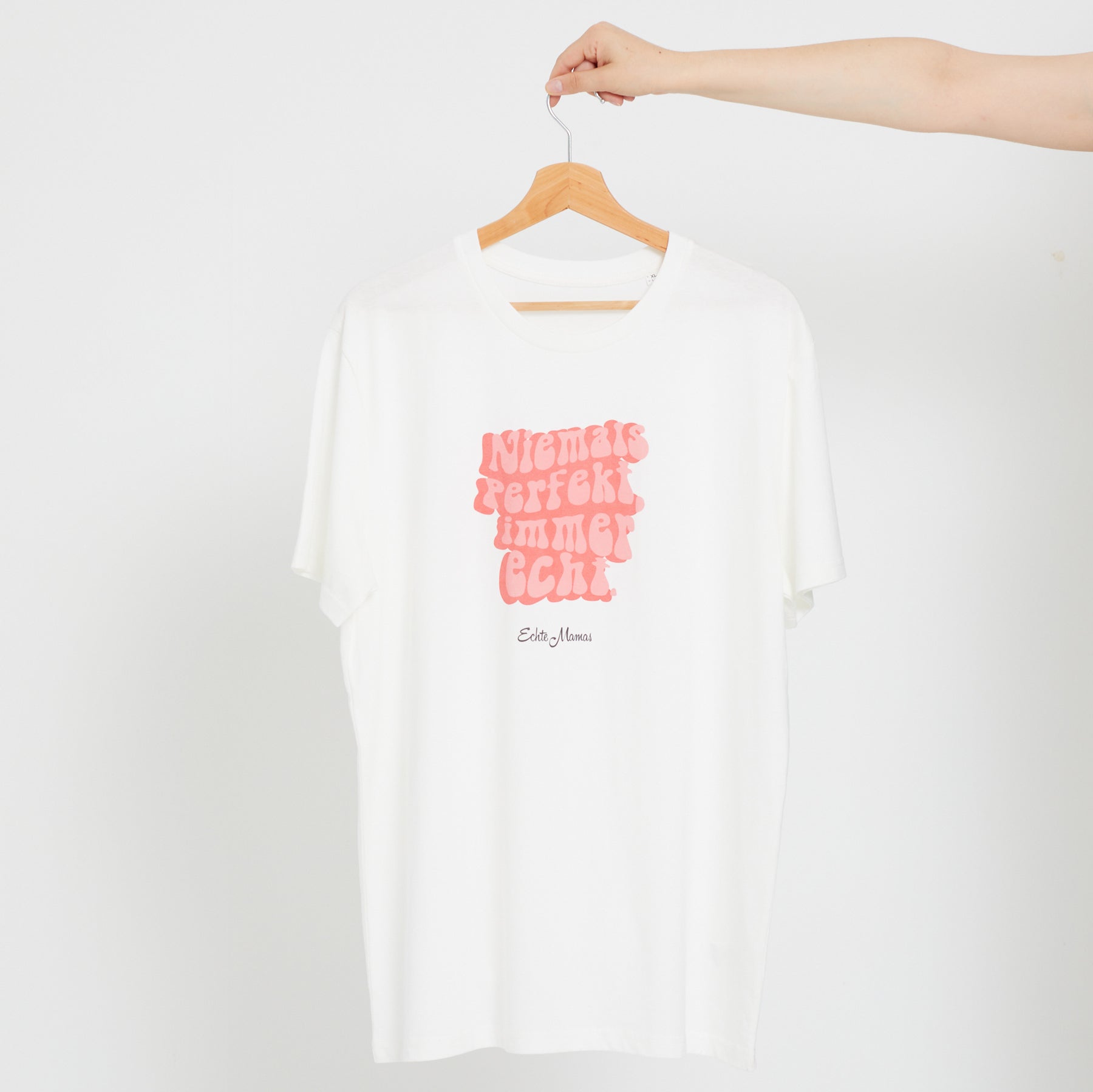 T-Shirt: Niemals perfekt, immer echt